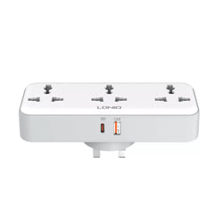 LDNIO 3way Rotatable USB-C & A Port