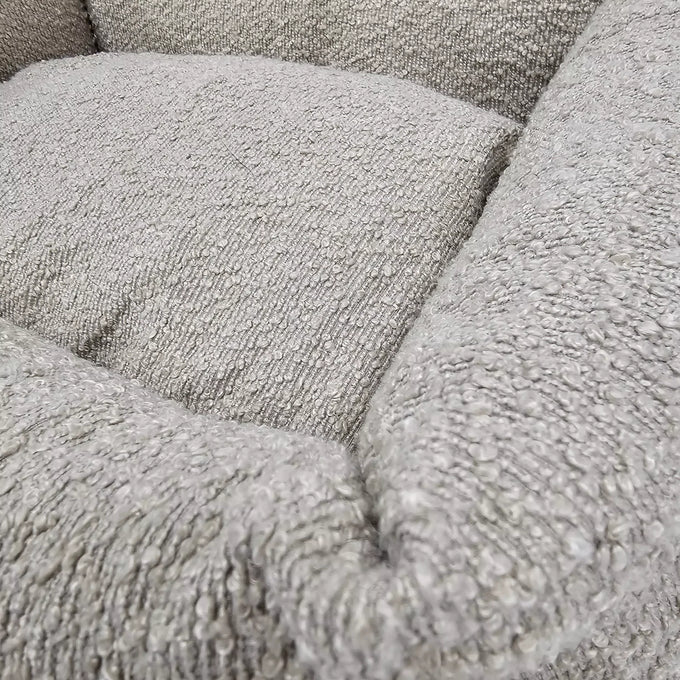 Duke Large Beige Bed with Upholstered Headboard – Comfortable and Stylish | Keans Claremorris