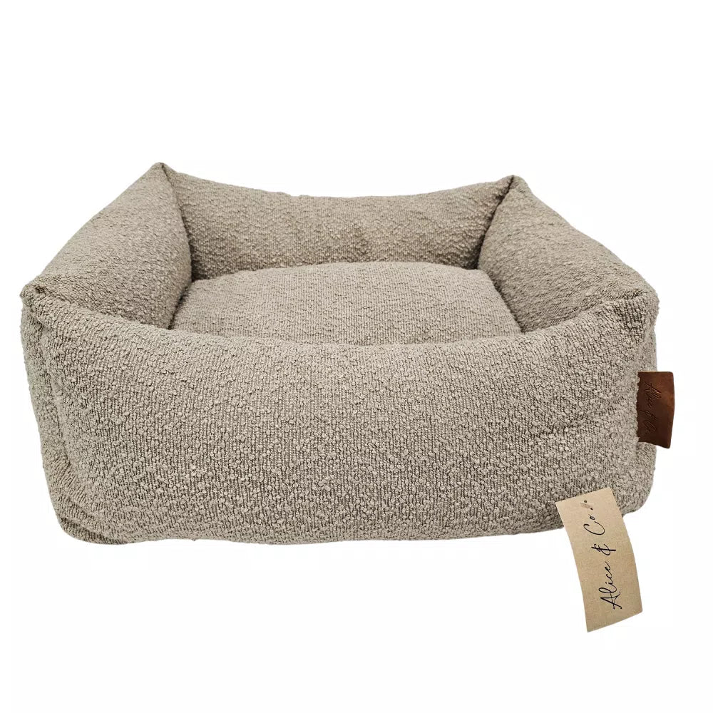 Duke Bed Large Beige with sturdy frame and comfortable design | Keans Claremorris