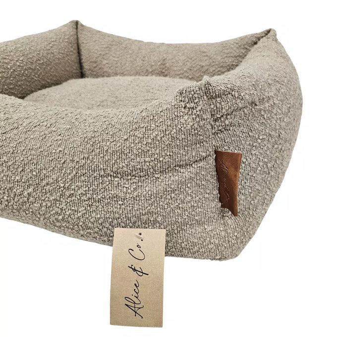 Duke Large Beige Bed with Upholstered Headboard – Comfortable and Stylish | Keans Claremorris