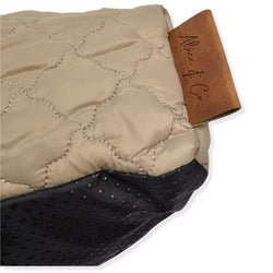 Lottie Cushion Large Brown soft fabric decorative pillow for living room - Keans Claremorris