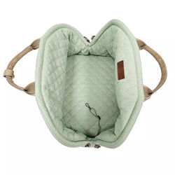 Lottie Travel Bag in Green by Keans Claremorris – durable, spacious, stylish carry-on for easy travel.