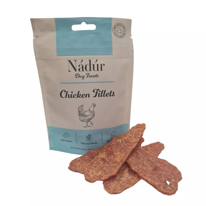 Nadur Chicken Jerky Dog Treats - Natural, Healthy Snacks for Dogs | Available at Keans Claremorris