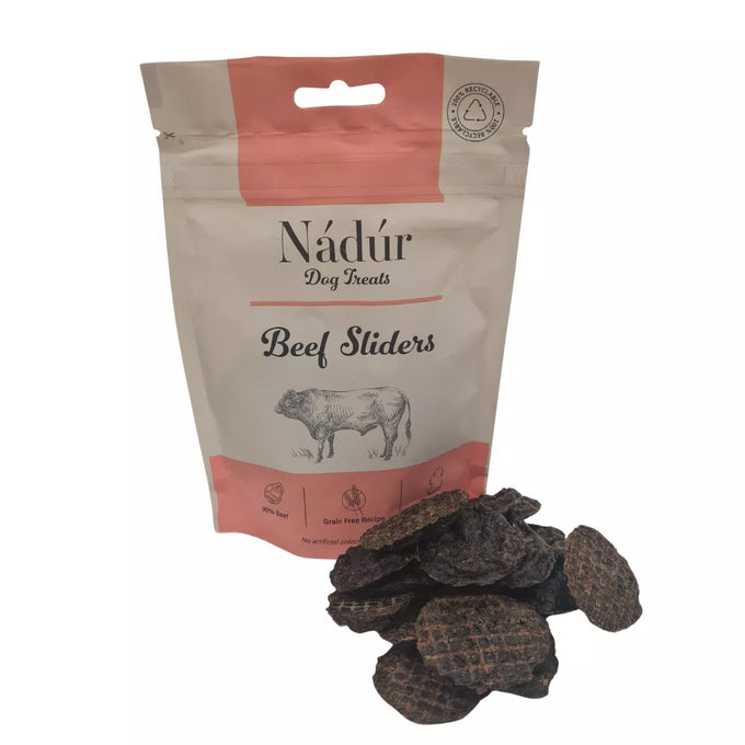 Nadur Beef Sliders Dog Treats - Natural, Tasty Snacks for Dogs | Available at Keans Claremorris