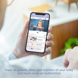 Hubble Nursery Pal Link Premium 5'' Monitor with Fixed Camera for baby monitoring – available at Keans Claremorris