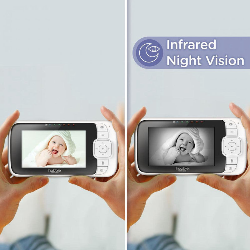 Hubble Nursery View Partner 2.8'' Video Monitor for baby monitoring, available at Keans Claremorris.
