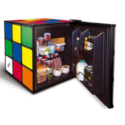 Husky Rubik's Cube Mini Fridge 43L, compressor, reversible door, stores 40 cans – available at Keans Claremorris