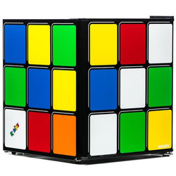 Husky Rubik's Cube Mini Fridge HUS-HU231-E compact cooler, colorful design, available at Keans Claremorris