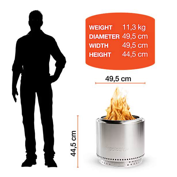 Solo Stove Bonfire with stand 2.0 Fire Pit + Stand Water - Image 2