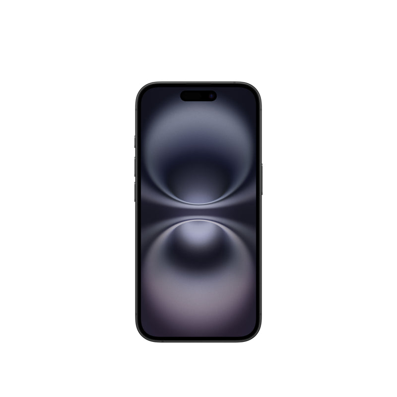 Apple iPhone 16 Black 128GB smartphone with A18 chip, 48MP camera, 22hr battery life – available at Keans Claremorris