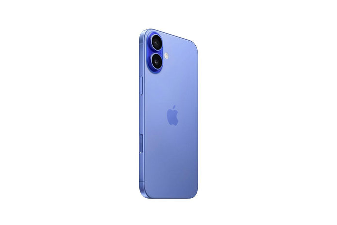 Apple iPhone 16 128GB Ultramarine Blue smartphone, sleek design, available at Keans Claremorris