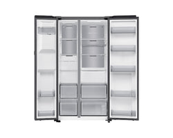 Samsung Smart SBS Family Hub American Fridge Freezer Black Stainless