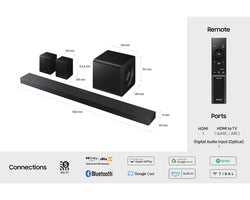 Samsung QS750F 5.1.2Ch Q-Series Soundbar |HW-QS750F/XU