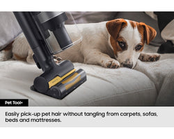 Samsung Max 280W Bespoke Jet Lite Cordless Vacuum with AI Cleaning - Pebble Grey