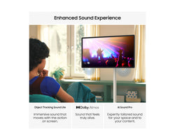 Samsung 27" The Movingstyle QHD Portable AI Smart TV| UE27LSM7FAXXXU