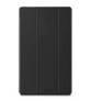 Black Hama Fold folio case for Samsung Galaxy Tab A9+ 11", shown closed with a slim, textured cover.
