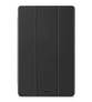 Black Hama Fold Clear folio case for Samsung Galaxy Tab A11 8.7” shown closed with magnetic flap visible.