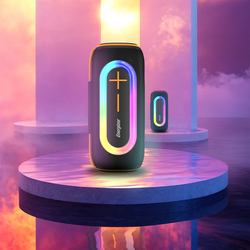 Energizer BTS206 Bluetooth Speaker Black 20W, 2400mAh, IPX6 waterproof, LED lights – available at Kean’s Claremorris –