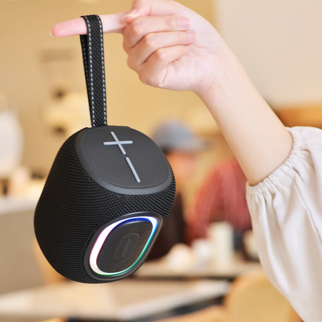 Energizer Bluetooth Speaker Black with 1200mAh battery, portable wireless audio – available at Keans Claremorris.