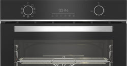 BEKO Multifunction Pyro Single Oven with Air Fry technology, sleek design, available at Keans Claremorris.