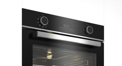BEKO Multifunction Pyro Single Oven with Air Fry technology, sleek design, available at Keans Claremorris.