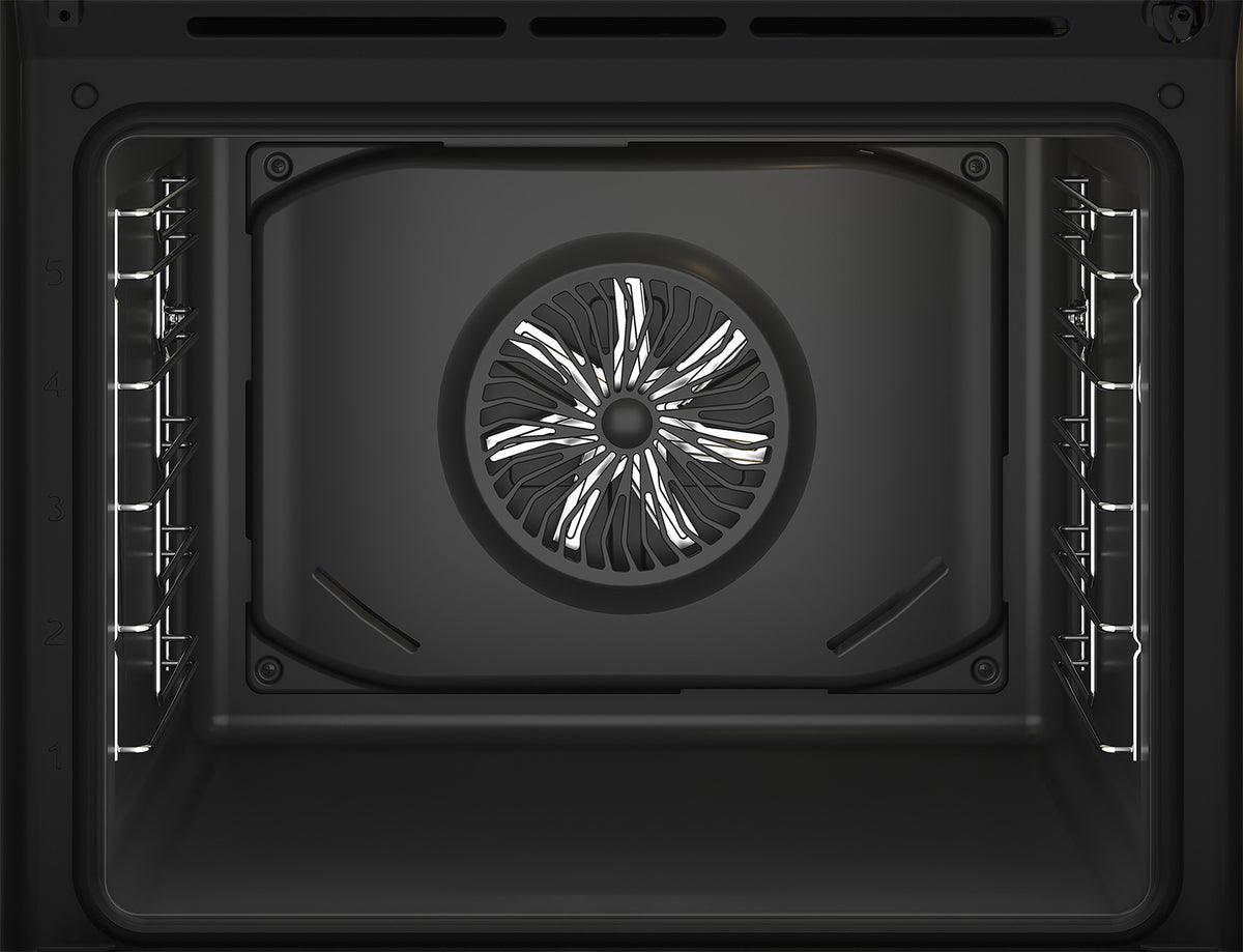 BEKO Multifunction Pyro Single Oven with Air Fry technology – efficient cooking, available at Keans Claremorris.