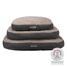 Orthopaedic Oval Grey Dog Bed Cushion for Pets – Supportive Comfort | Keans Claremorris