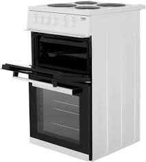 BEKO 50cm Solid Top Cooker Fan Oven White KD533AW - Image 2
