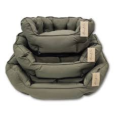 Rocky Green Dog Cushion by Alice & Co, water-resistant, non-slip base, removable cushion cover, available in 3 sizes – Keans