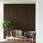 Load image into Gallery viewer, Walnut PRO Acoustic Panel 2400mm x 605mm x 22mm
