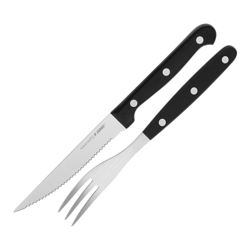 Judge Sabatier IV 2 Piece Steak Knife & Fork Set, sharp blades, comfortable grip, dishwasher safe – Keans Claremorris