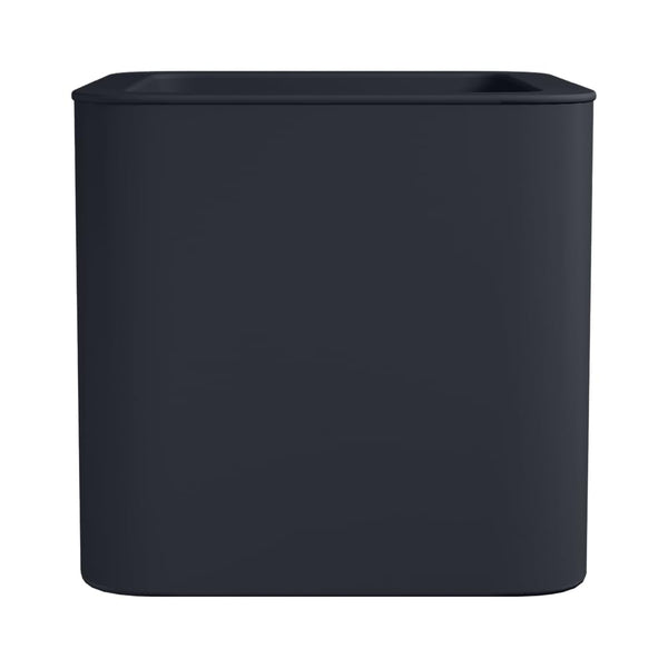 Jive Square 40cm anthracite planter, recycled plastic, UV and frost resistant, indoor/outdoor with water reservoir – Keans