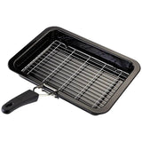 Judge Essentials Enamel Grill Tray with Rack & Handle, 35x25x5cm, granite, oven & dishwasher safe – Keans Claremorris