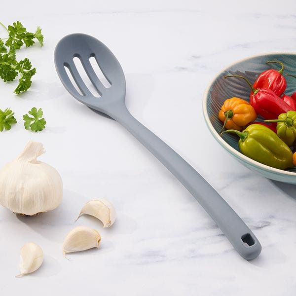Judge Silicone Slotted Spoon - Heat-Resistant Kitchen Tool for Straining, Available at Keans Claremorris