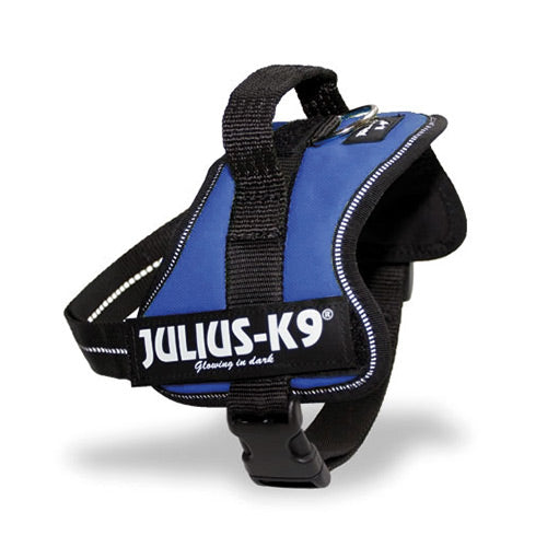 Julius-K9 Powerharness Blue Size 0 dog harness, durable and adjustable, available at Keans Claremorris.