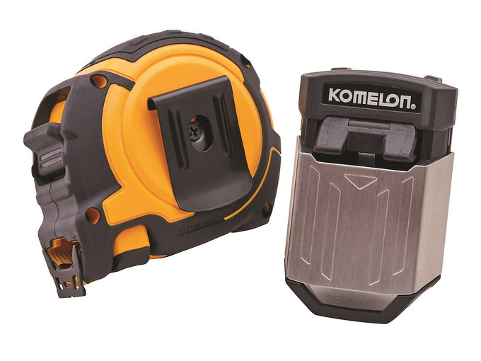 Komelon 8m (26ft) Contractors Tape With Free Belt Clip | XMS25PROTAPE - Image 2