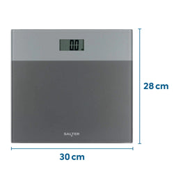 Salter Bathroom - Glass Digital Scale Silver/Grey