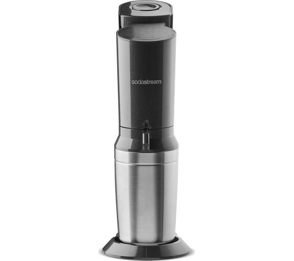 Sodastream Crystal Glass Black Sparkling Water Maker with 620ml glass bottle and CO2 cylinder – Keans Claremorris