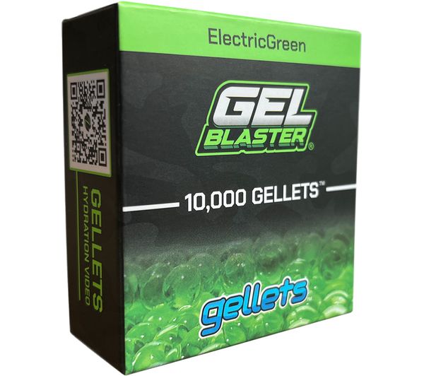 GEL BLASTER 10,000 green gellets, non-toxic, mess-free ammo for Gel Blaster Surge, suitable 14+, Keans Claremorris.