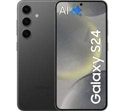 Samsung Galaxy S24 128GB Onyx Black smartphone with 50MP AI camera, 6.2" AMOLED, 5G, Exynos 2400, from Kean’s Claremorris –