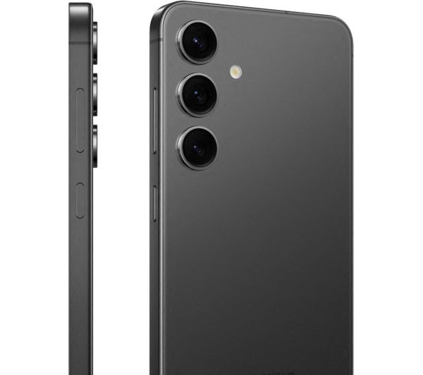 Samsung Galaxy S24 128GB Black smartphone, model SM-S921BZKDEUB, available at Keans Claremorris store.