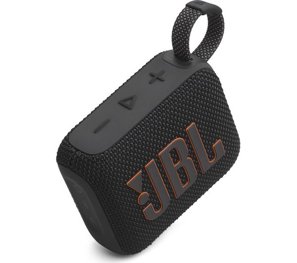 JBL GO 4 Black Portable Bluetooth Speaker with Waterproof Design - Available at Keans Claremorris