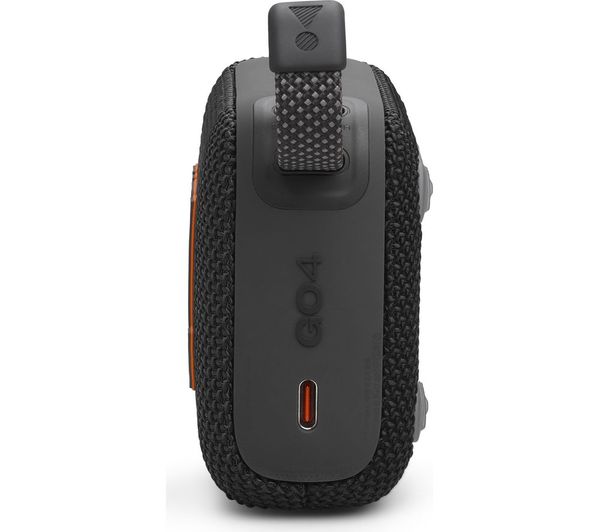 JBL GO 4 Black Portable Bluetooth Speaker with Waterproof Design - Available at Keans Claremorris