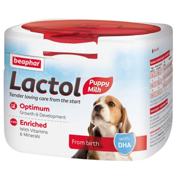 Beaphar Lactol Puppy Milk 250g – complete milk replacer with DHA, vitamins, whey protein for puppies & nursing dogs | Keans
