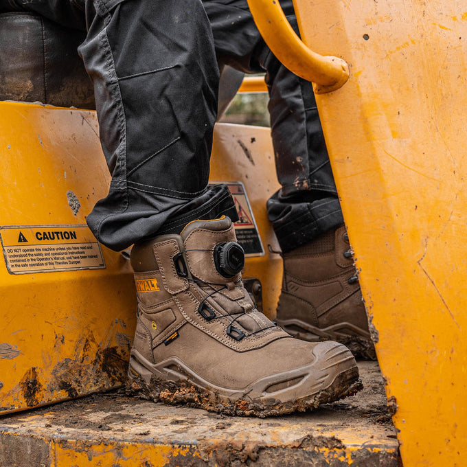 DeWalt Lander BOA® Fit System Premium Safety Boots Stone - Image 6