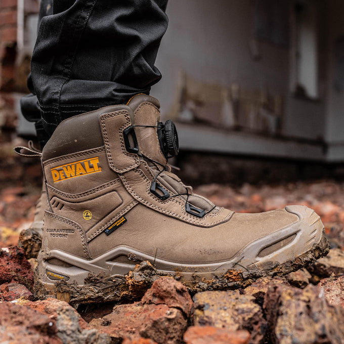 DeWalt Lander BOA® Fit System Premium Safety Boots Stone - Image 4