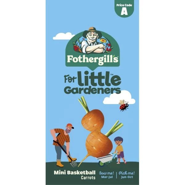 Little Gardeners Mini Basketball Carrots