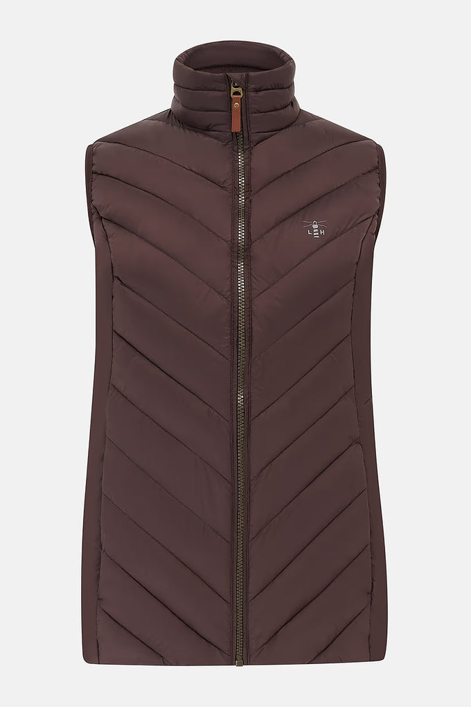 Laurel Ladies Gilet - Cocoa - Image 6