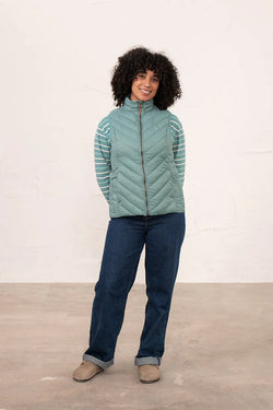 Laurel Ladies Gilet - Duck Egg