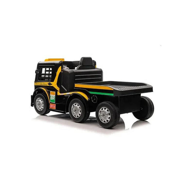 Licensed Mercedes Benz Yellow Lorry toy truck, detailed design, available at Keans Claremorris store.